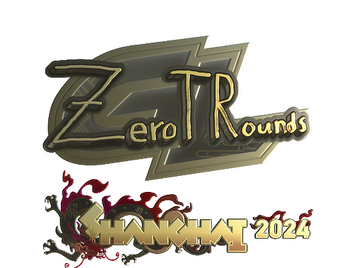 Sticker | ztr (Gold) | Shanghai 2024