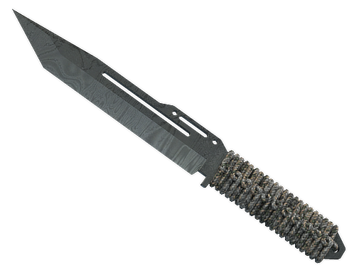 ★ Paracord Knife | Damascus Steel (Battle-Scarred)
