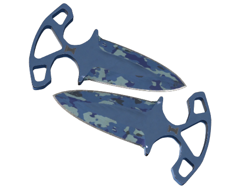 ★ Shadow Daggers | Bright Water (Well-Worn)