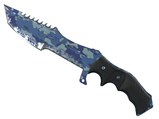 ★ Huntsman Knife | Bright Water (Well-Worn)